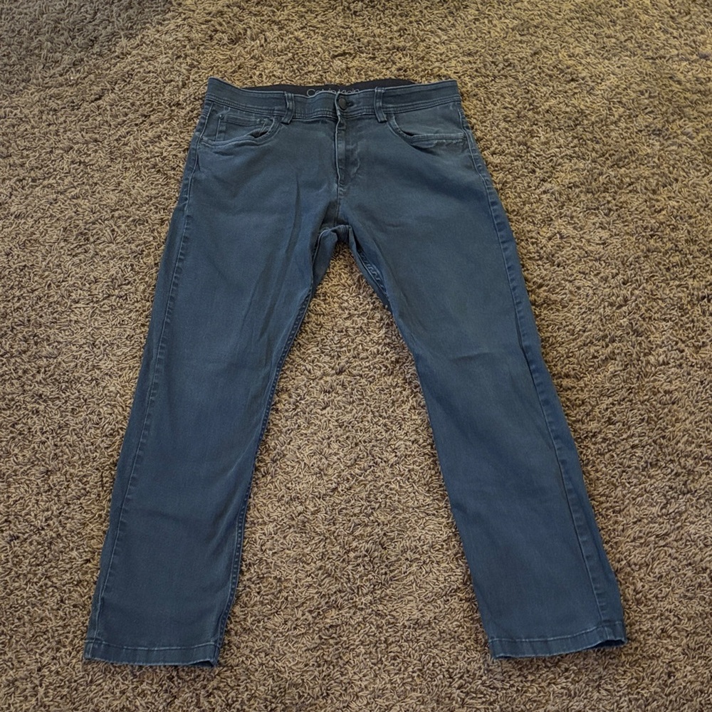 Calvin Klein Men's Dark Blue Straight Jeans